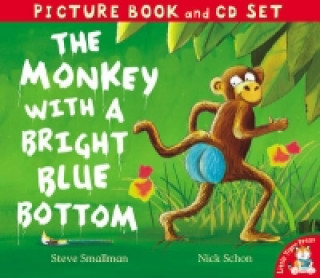 Book Monkey with a Bright Blue Bottom Steve Smallman