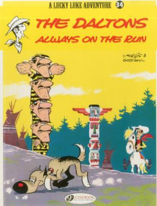 Kniha Lucky Luke 34 - The Daltons Always on the Run René Goscinny