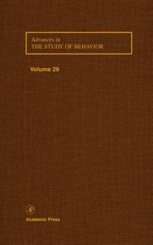 Kniha Advances in the Study of Behavior Peter J. B. Slater