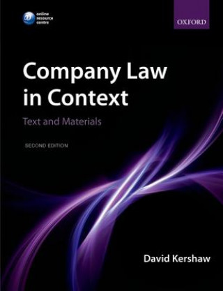 Kniha Company Law in Context David Kershaw