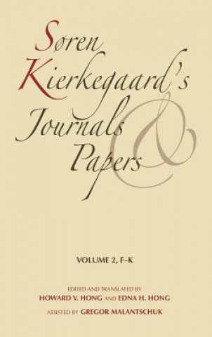 Carte Soren Kierkegaard's Journals and Papers, Volume 2 Howard V. Hong