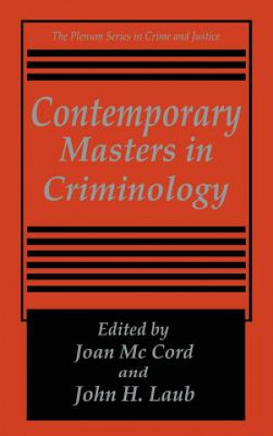 Buch Contemporary Masters in Criminology John H. Laub