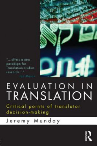 Könyv Evaluation in Translation Jeremy Munday