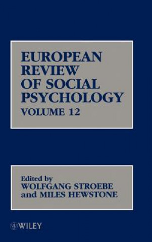 Kniha European Review of Social Psychology V12 Wolfgang Stroebe