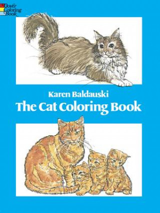 Kniha Cat Coloring Book Karen Baldauski