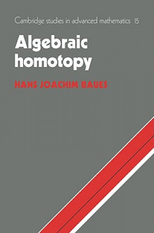Carte Algebraic Homotopy Hans Joachim Baues