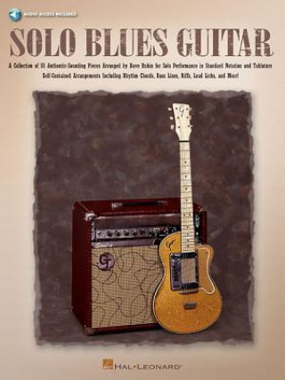 Kniha Solo Blues Guitar David Rubín