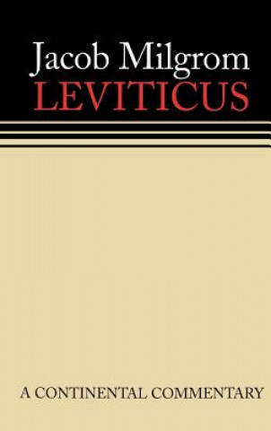 Könyv Leviticus Milgrom