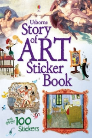 Kniha Story of Art Sticker Book Sarah Courtauld