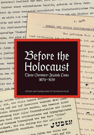 Carte Before the Holocaust Thomas Dunlap