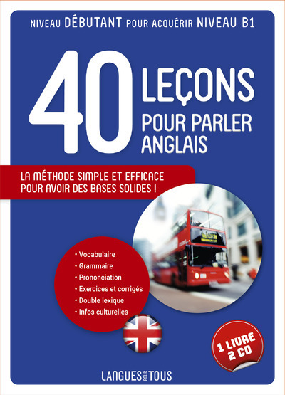 Carte 40 Lecons Pour Parler Anglais (CD Pack) 
