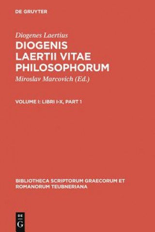 Buch Vitarum Philosophorum Libri, CB Diogenes Laertius