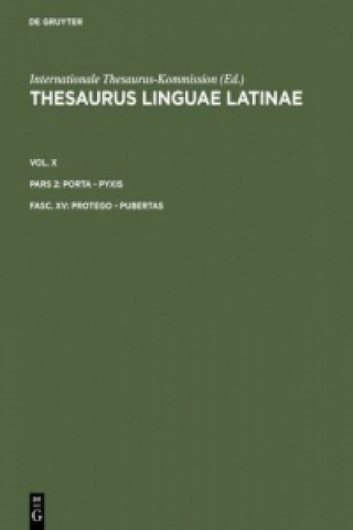 Knjiga Protego - Pubertas Internationale Thesaurus-Kommission