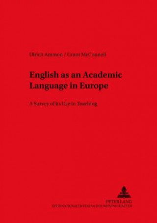 Carte English as an Academic Language in Europe Grant McConnell