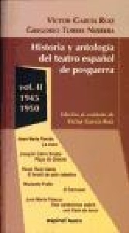 Livre Historia y Antologia del Teatro Espanol de Posguerra (1940-1 