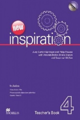 Kniha New Edition Inspiration Level 4 Teacher's Book & Test CD & Class Audio CD Pack Julie Garton-Sprenger
