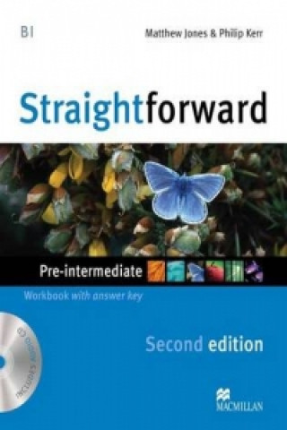 Kniha Straightforward 2nd Edition Pre-Intermediate Level Workbook with key & CD Pack Philip Kerr