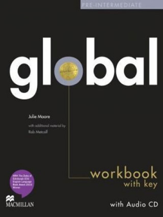 Knjiga Global Pre-Intermediate Workbook & CD with key Pack Julie Moore