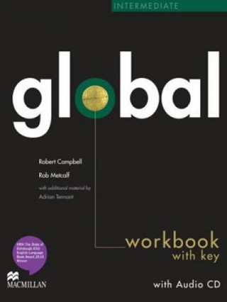 Kniha Global Intermediate Workbook & CD with key Robert Campbell