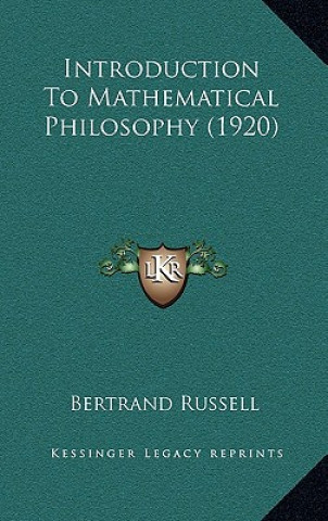 Kniha Introduction to Mathematical Philosophy (1920) Bertrand Russell