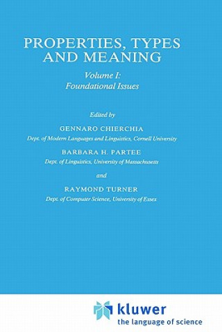Kniha Properties, Types and Meaning G. Chierchia