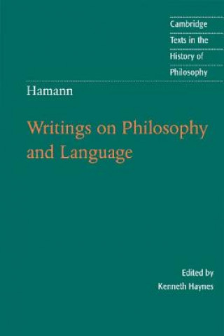 Książka Hamann: Writings on Philosophy and Language Johann Georg Hamann