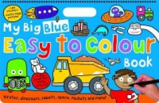 Książka My Big Blue Easy to Colour Book Roger Priddy