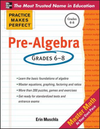 Book Practice Makes Perfect Pre-Algebra Erin Muschla
