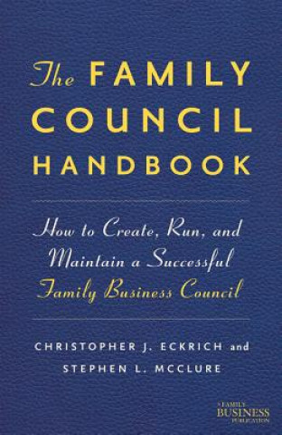 Kniha Family Council Handbook C J Eckrich