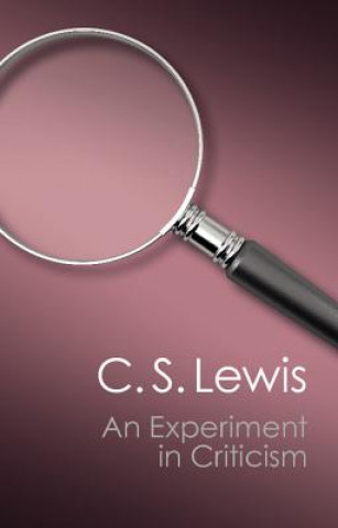 Carte Experiment in Criticism C S Lewis