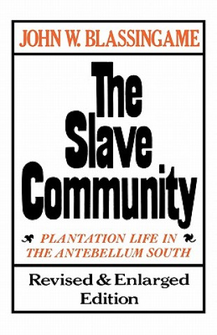 Knjiga Slave Community John W. Blassingame