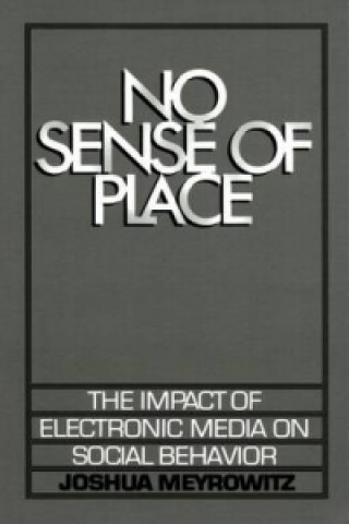Kniha No Sense of Place Joshua Meyrowitz