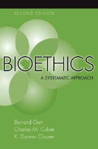 Książka Bioethics Gert