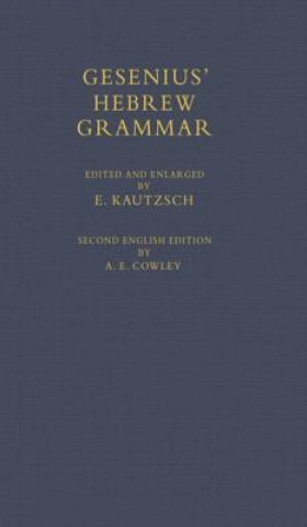 Boek Gesenius' Hebrew Grammar Gesenius