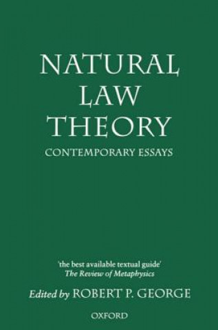 Książka Natural Law Theory Robert P. George