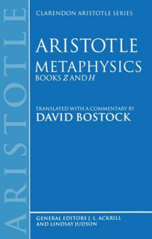 Kniha Metaphysics Books Z and H Aristotle