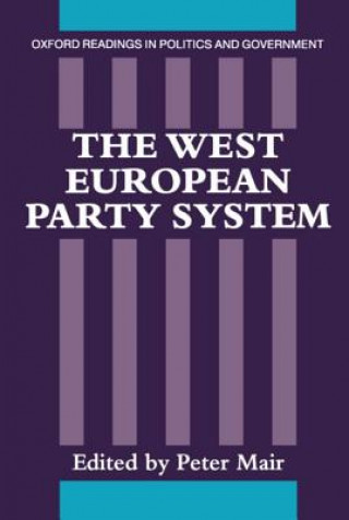 Книга West European Party System Peter Mair