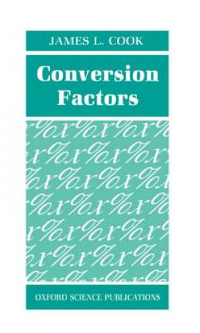 Knjiga Conversion Factors Cook