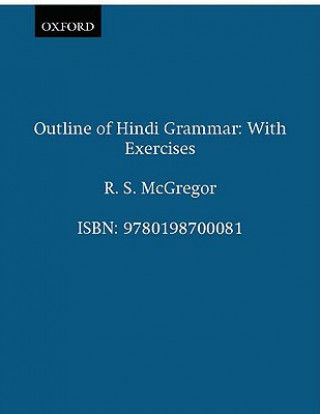 Könyv Outline of Hindi Grammar Mcgregor