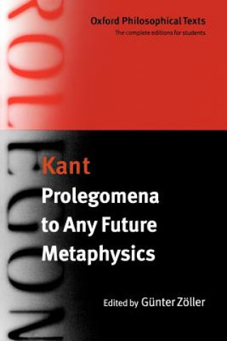 Könyv Prolegomena to Any Future Metaphysics Immanuel Kant