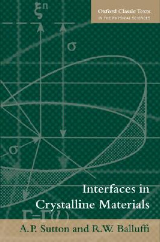 Buch Interfaces in Crystalline Materials Sutton