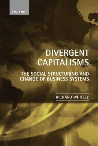 Könyv Divergent Capitalisms Whitley