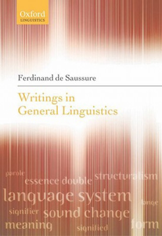 Carte Writings in General Linguistics Ferdinand De Saussure