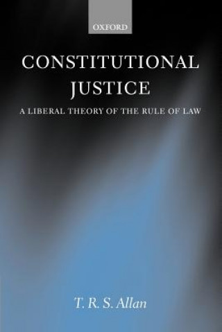 Kniha Constitutional Justice Allan