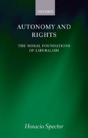 Kniha Autonomy and Rights Spector
