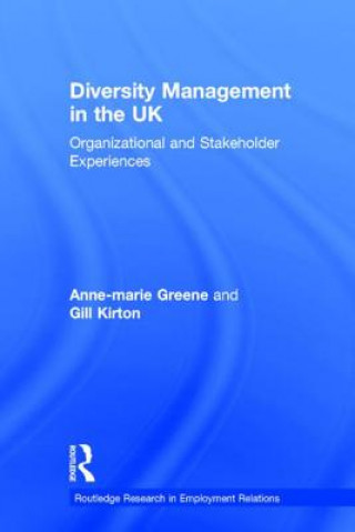 Kniha Diversity Management in the UK Anne-Marie Greene