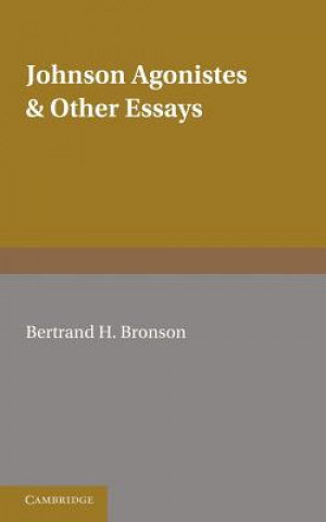 Książka Johnson Agonistes and Other Essays Bertrand Harris Bronson