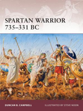 Kniha Spartan Warrior 735-331 BC Duncan B. Campbell
