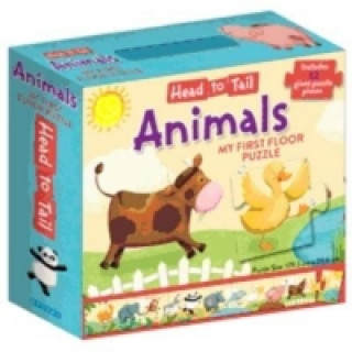 Kniha Head ToTail My First Floor Puzzle - Animals A. Jones