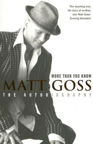 Książka More Than You Know Matt Goss